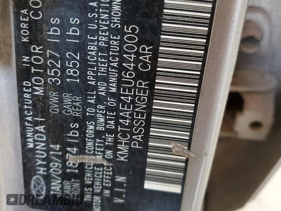 ✅ 2014 Hyundai Accent GLS • VIN: KMHCT4AE4EU644005 • Лот: 76175744. Опубликован ранее на Copart с пробегом 115 851 миль. Бесплатный доступ к архиву аукционных продаж из США и подробный отчёт об истории автомобиля на DreamBid. Изображение 12.