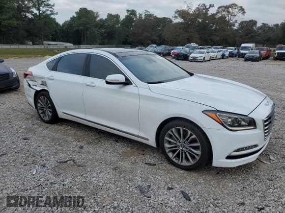 ✅ 2017 Genesis G80 3.8L • VIN: KMHGN4JE8HU207303 • Lot: 90423495. Listed on Copart with 135,182 mi. Free auction sales archive from the USA and detailed vehicle history report at DreamBid. Image 4.