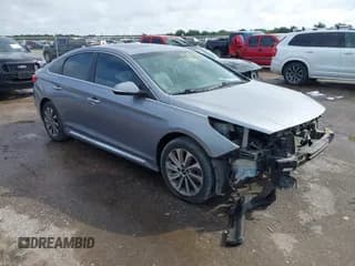 ✅ 2016 Hyundai Sonata Sport • VIN: 5NPE34AF9GH372800 • Lot: 43297334. Listed on IAAI with 133,737 mi. Free auction sales archive from the USA and detailed vehicle history report at DreamBid. Image 1.
