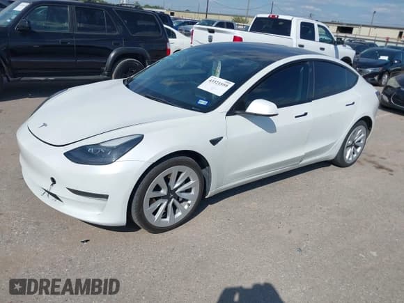 ✅ 2022 Tesla Model 3 Long Range • VIN: 5YJ3E1EB6NF364978 • Лот: 43321559. Опубликован ранее на IAAI с пробегом 48 409 миль. Бесплатный доступ к архиву аукционных продаж из США и подробный отчёт об истории автомобиля на DreamBid. Изображение 2.