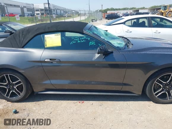 ✅ 2018 Ford Mustang EcoBoost Premium • VIN: 1FATP8UH6J5109483 • Lot: 43357483. Listed on IAAI with 58,695 mi. Free auction sales archive from the USA and detailed vehicle history report at DreamBid. Image 13.