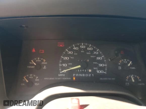 ✅ 1996 Chevrolet Blazer LS • VIN: 1GNCS18W7TK140620 • Лот: 87446815. Опубликован ранее на Copart с пробегом 186 497 миль. Бесплатный доступ к архиву аукционных продаж из США и подробный отчёт об истории автомобиля на DreamBid. Изображение 9.