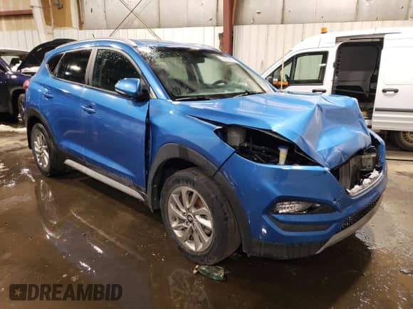 2017 Hyundai Tucson Sport with VIN KM8J3CA25HU518506, listed as a Copart auction lot 52962665 with 36,284 mi miles and Salvage title. Bid and sale history available at DreamBid. Image 4.
