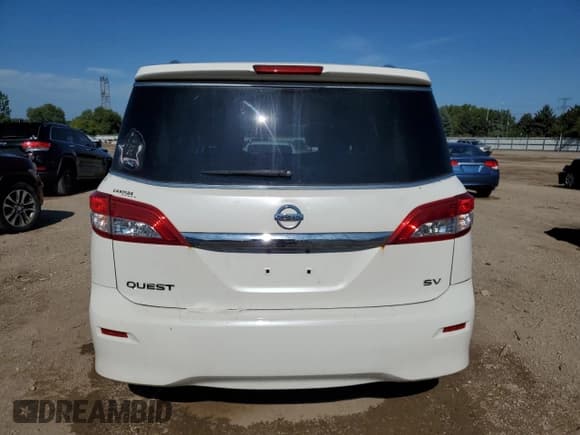 ✅ 2014 Nissan Quest S • VIN: JN8AE2KPXE9102148 • Lot: 71028175. Wystawiony na Copart z przebiegiem 83 055 mil. Bezpłatny archiwum sprzedaży aukcyjnych z USA i szczegółowy raport historii pojazdu na DreamBid. Zdjęcie 6.