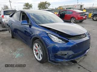 ✅ 2020 Tesla Model Y Long Range • VIN: 5YJYGDEE3LF023076 • Lot: 43672962. Listed on IAAI with 115,271 mi. Free auction sales archive from the USA and detailed vehicle history report at DreamBid. Image 1.