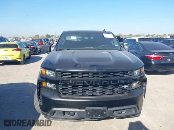 2021 Chevrolet Silverado 1500 Custom with VIN 3GCPYBEK2MG185408, listed as a IAAI auction lot 43356582 with 98,706 mi miles and . Bid and sale history available at DreamBid. Image 12.