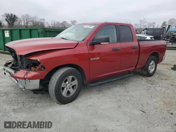 ✅ 2009 Dodge 1500 SLT • VIN: 1D3HB18P69S749642 • Lot: 44343995. Wystawiony na Copart z przebiegiem 142 390 mil. Bezpłatny archiwum sprzedaży aukcyjnych z USA i szczegółowy raport historii pojazdu na DreamBid. Zdjęcie 1.