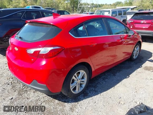 ✅ 2017 Chevrolet Cruze LT • VIN: 3G1BE6SM2HS613070 • Lot: 43411113. Listed on IAAI with 113,766 mi. Free auction sales archive from the USA and detailed vehicle history report at DreamBid. Image 4.