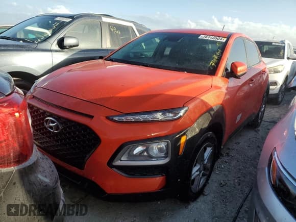 ✅ 2019 Hyundai Kona SE • VIN: KM8K12AA8KU388420 • Лот: 76146504. Опубликован ранее на Copart с пробегом 41 985 миль. Бесплатный доступ к архиву аукционных продаж из США и подробный отчёт об истории автомобиля на DreamBid. Изображение 1.