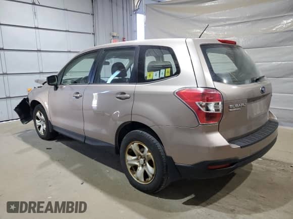 2014 Subaru Forester 2.5i with VIN JF2SJAAC4EH481417, listed as a Copart auction lot 69874765 with 82,145 mi miles and Salvage title. Bid and sale history available at DreamBid. Image 2.