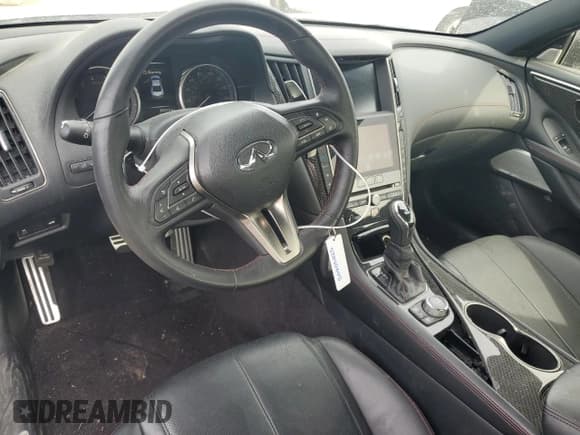 ✅ 2020 Infiniti Q60 Red Sport 400 • VIN: JN1FV7EK5LM400375 • Lot: 50805025. Listed on Copart with 38,331 mi. Free auction sales archive from the USA and detailed vehicle history report at DreamBid. Image 8.