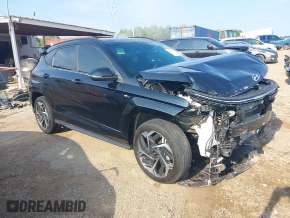 ✅ 2024 Hyundai Kona N Line • VIN: KM8HACA30RU027663 • Lot: 43012352. Listed on IAAI with 17,125 mi. Free auction sales archive from the USA and detailed vehicle history report at DreamBid. Image 1.