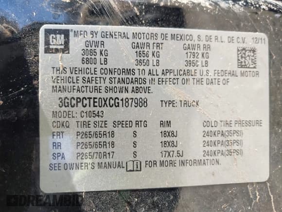 ✅ 2012 Chevrolet Silverado 1500 LTZ • VIN: 3GCPCTE0XCG187988 • Lot: 41315163. Wystawiony na IAAI z przebiegiem 218 700 mil. Bezpłatny archiwum sprzedaży aukcyjnych z USA i szczegółowy raport historii pojazdu na DreamBid. Zdjęcie 9.