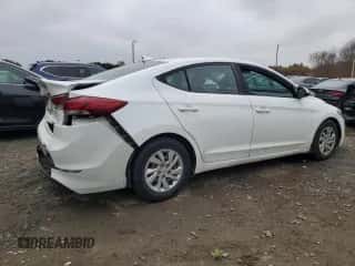 2018 Hyundai Elantra SE with VIN 5NPD74LF8JH380990, listed as a Copart auction lot 82760545 with 137,107 mi miles and Salvage title. Bid and sale history available at DreamBid. Image 3.