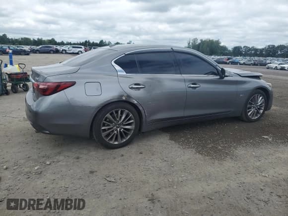 ✅ 2020 Infiniti Q50 Luxe • VIN: JN1EV7AP4LM206448 • Lot: 69254275. Listed on Copart with 85,000 mi. Free auction sales archive from the USA and detailed vehicle history report at DreamBid. Image 3.
