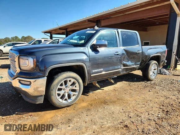 ✅ 2017 GMC Sierra 1500 SLT • VIN: 3GTU2NEC2HG458660 • Лот: 87448225. Опубликован ранее на Copart с пробегом 106 804 миль. Бесплатный доступ к архиву аукционных продаж из США и подробный отчёт об истории автомобиля на DreamBid. Изображение 1.