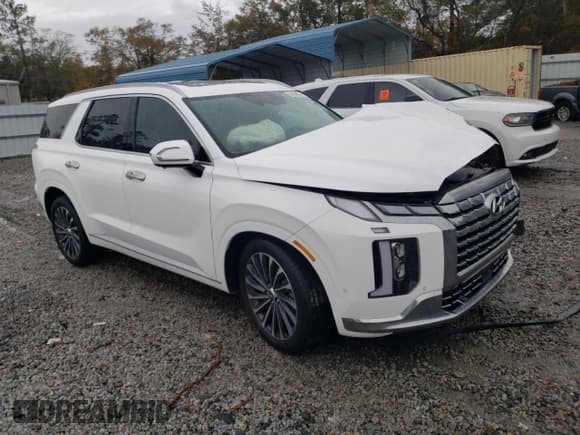 ✅ 2024 Hyundai Palisade Calligraphy • VIN: KM8R74GE6RU679916 • Лот: 84208924. Опубликован ранее на Copart с пробегом Не указан. Бесплатный доступ к архиву аукционных продаж из США и подробный отчёт об истории автомобиля на DreamBid. Изображение 4.