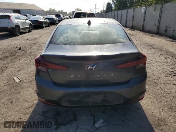 ✅ 2020 Hyundai Elantra SEL • VIN: 5NPD84LF9LH614201 • Lot: 80330415. Listed on Copart with 117,325 mi. Free auction sales archive from the USA and detailed vehicle history report at DreamBid. Image 6.
