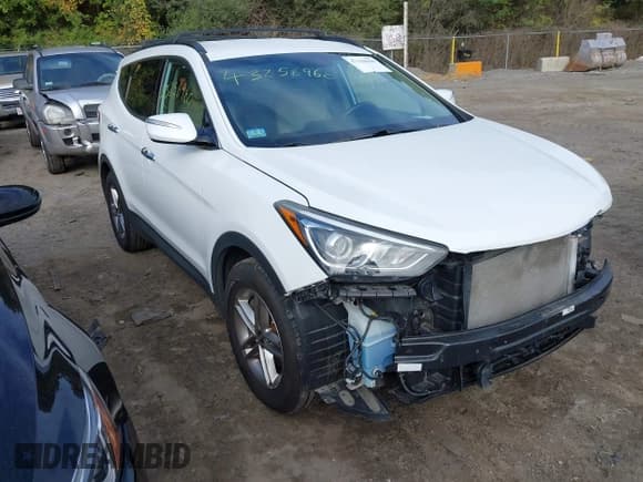 ✅ 2017 Hyundai Santa Fe 2.4L • VIN: 5NMZUDLB1HH002299 • Lot: 43256960. Listed on IAAI with 95,485 mi. Free auction sales archive from the USA and detailed vehicle history report at DreamBid. Image 1.