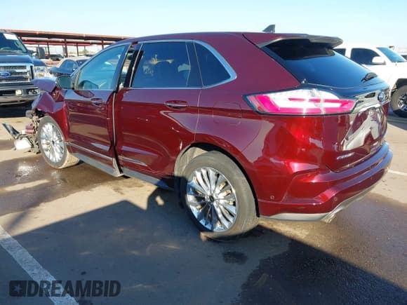 ✅ 2020 Ford Edge Titanium • VIN: 2FMPK4K96LBB12134 • Lot: 43783459. Listed on IAAI with 89,464 mi. Free auction sales archive from the USA and detailed vehicle history report at DreamBid. Image 3.