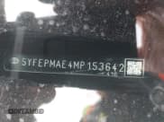 ✅ 2021 Toyota Corolla LE • VIN: 5YFEPMAE4MP153642 • Lot: 43703466. Listed on IAAI with 171,049 mi. Free auction sales archive from the USA and detailed vehicle history report at DreamBid. Image 9.