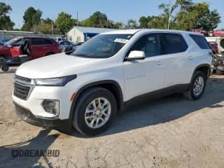 2022 Chevrolet Traverse LS с VIN 1GNERLKW2NJ171338, выставлен на аукционе Copart как лот 70129854 с пробегом 37 895 миль миль и Списание • Salvage title. История ставок и продаж доступна на DreamBid. Изображение 1.