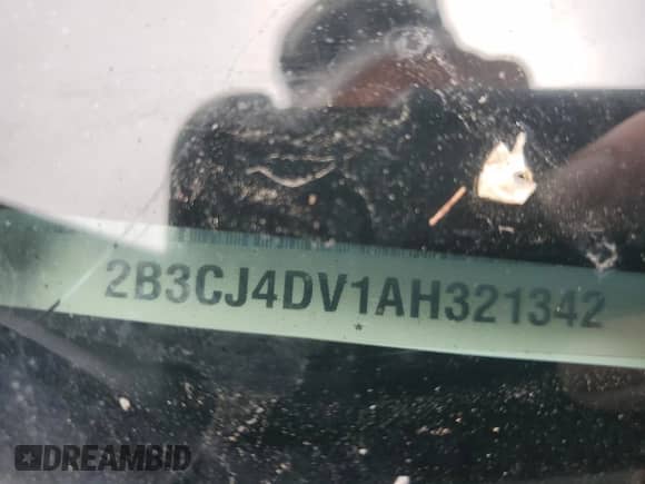 2010 Dodge Challenger SE z VIN 2B3CJ4DV1AH321342, wystawiony jako Copart lot #67499744 z przebiegiem 129 834 mil mil oraz Szkoda całkowita • Salvage title. Historia ofert i sprzedaży dostępna na DreamBid. Obrazek 12.