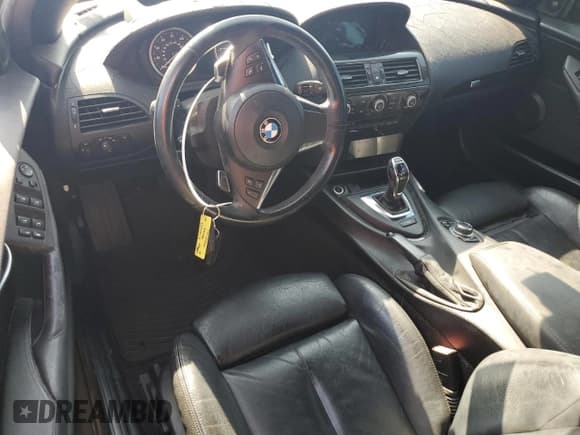 ✅ 2010 BMW 6 Series 650i • VIN: WBAEB5C57AC226263 • Lot: 55618015. Listed on Copart with Not provided. Free auction sales archive from the USA and detailed vehicle history report at DreamBid. Image 8.