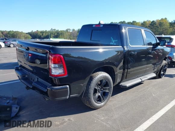 ✅ 2022 Ram 1500 Big Horn • VIN: 1C6SRFFT0NN220467 • Lot: 43481304. Listed on IAAI with 89,233 mi. Free auction sales archive from the USA and detailed vehicle history report at DreamBid. Image 4.