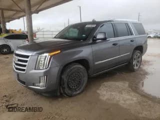 ✅ 2019 Cadillac Escalade Premium Luxury • VIN: 1GYS3CKJ9KR218017 • Lot: 63832014. Listed on Copart with 126,692 mi. Free auction sales archive from the USA and detailed vehicle history report at DreamBid. Image 1.