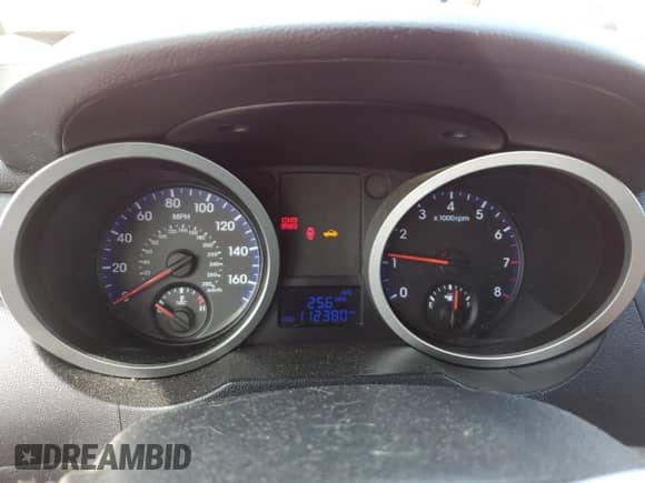 2010 Hyundai Genesis Coupe Track with VIN KMHHU6KH9AU023246, listed as a Copart auction lot 70192645 with 112,380 mi miles and Salvage title. Bid and sale history available at DreamBid. Image 9.