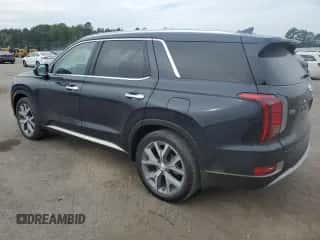 2021 Hyundai Palisade SEL with VIN KM8R44HE3MU282373, listed as a Copart auction lot 68459953 with 28,441 mi miles and . Bid and sale history available at DreamBid. Image 2.