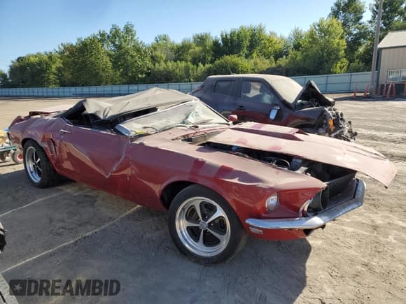 ✅ 1969 Ford Mustang • VIN: 9F03F210692 • Lot: 67582125. Listed on Copart with 505,535 mi. Free auction sales archive from the USA and detailed vehicle history report at DreamBid. Image 4.