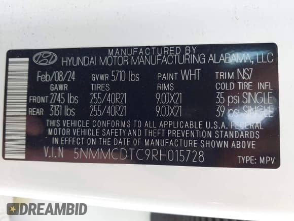 ✅ 2024 Genesis GV70 Sport • VIN: 5NMMCDTC9RH015728 • Lot: 42708471. Listed on IAAI with 13,228 mi. Free auction sales archive from the USA and detailed vehicle history report at DreamBid. Image 9.