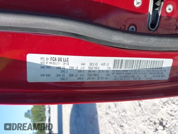 ✅ 2017 Jeep Patriot Sport • VIN: 1C4NJPBB3HD170951 • Lot: 43748360. Listed on IAAI with 126,676 mi. Free auction sales archive from the USA and detailed vehicle history report at DreamBid. Image 9.