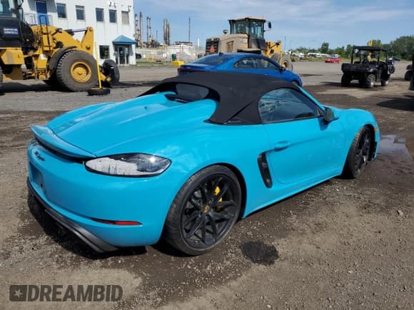 ✅ 2020 Porsche Boxster Spyder • VIN: WP0CC2A80LS240453 • Lot: 68495354. Listed on Copart with Not provided. Free auction sales archive from the USA and detailed vehicle history report at DreamBid. Image 3.