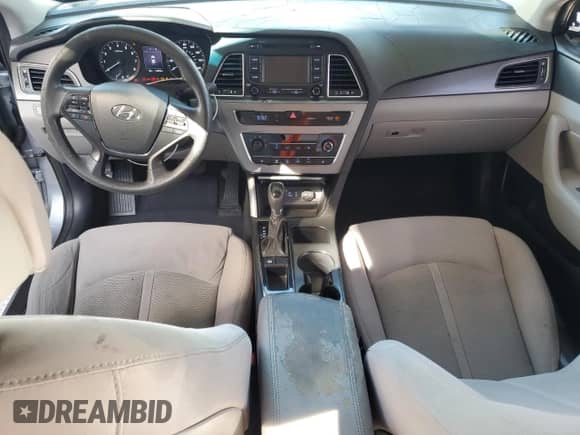 2015 Hyundai Sonata Sport with VIN 5NPE34AF0FH251233, listed as a Copart auction lot 85766045 with 114,579 mi miles and Salvage title. Bid and sale history available at DreamBid. Image 8.