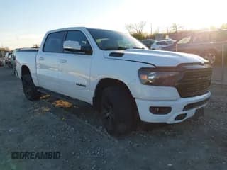 ✅ 2020 Ram 1500 Big Horn • VIN: 1C6SRFFT6LN203833 • Lot: 43656337. Listed on IAAI with 66,416 mi. Free auction sales archive from the USA and detailed vehicle history report at DreamBid. Image 1.