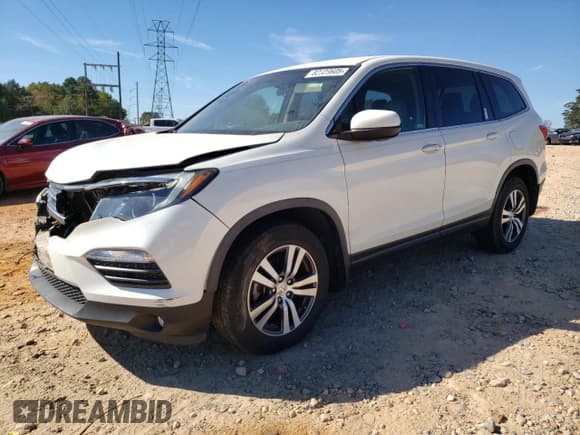 ✅ 2018 Honda Pilot EX • VIN: 5FNYF5H34JB032787 • Лот: 82589605. Опубликован ранее на Copart с пробегом 91 601 миль. Бесплатный доступ к архиву аукционных продаж из США и подробный отчёт об истории автомобиля на DreamBid. Изображение 1.