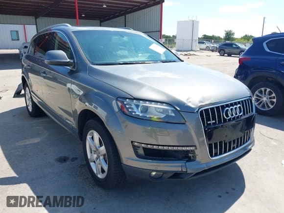 ✅ 2014 Audi Q7 Premium Plus • VIN: WA1LGAFE9ED012692 • Лот: 43204989. Опубликован ранее на IAAI с пробегом 132 014 миль. Бесплатный доступ к архиву аукционных продаж из США и подробный отчёт об истории автомобиля на DreamBid. Изображение 1.
