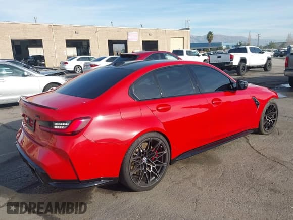 ✅ 2023 BMW M3 Competition xDrive • VIN: WBS43AY09PFP04541 • Лот: 41140882. Опубликован ранее на IAAI с пробегом 39 330 миль. Бесплатный доступ к архиву аукционных продаж из США и подробный отчёт об истории автомобиля на DreamBid. Изображение 4.