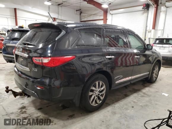 ✅ 2013 Infiniti JX35 • VIN: 5N1AL0MM1DC306844 • Лот: 93366985. Опубликован ранее на Copart с пробегом 186 763 миль. Бесплатный доступ к архиву аукционных продаж из США и подробный отчёт об истории автомобиля на DreamBid. Изображение 3.