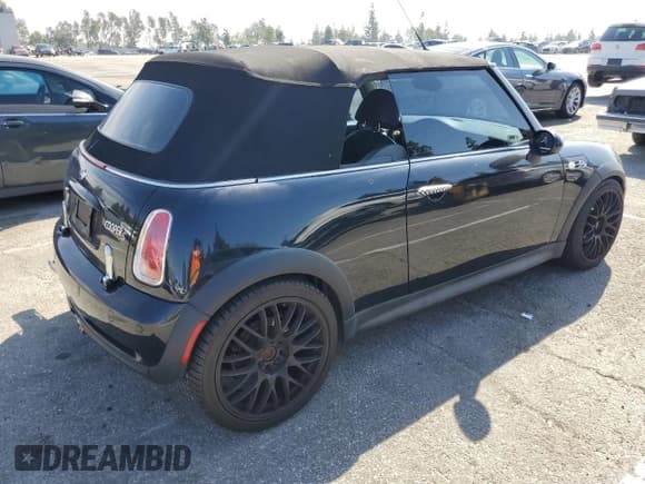 ✅ 2008 MINI Convertible S • VIN: WMWRH33508TL97385 • Lot: 45588455. Listed on Copart with 79,434 mi. Free auction sales archive from the USA and detailed vehicle history report at DreamBid. Image 3.