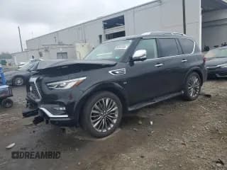 ✅ 2019 Infiniti QX80 Luxe • VIN: JN8AZ2NEXK9231226 • Lot: 80287435. Listed on Copart with 140,208 mi. Free auction sales archive from the USA and detailed vehicle history report at DreamBid. Image 1.