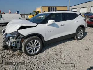 2020 Chevrolet Blazer LT z VIN 3GNKBDRS4LS631675, wystawiony jako Copart lot #80297235 z przebiegiem 64 897 mil mil oraz Szkoda całkowita • Salvage title. Historia ofert i sprzedaży dostępna na DreamBid. Obrazek 1.
