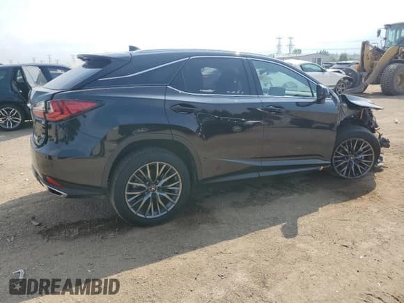 ✅ 2022 Lexus RX 350 F Sport • VIN: 2T2SZMDA2NC356452 • Lot: 64190135. Listed on Copart with 28,932 mi. Free auction sales archive from the USA and detailed vehicle history report at DreamBid. Image 3.