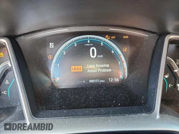 ✅ 2019 Honda Civic EX • VIN: 19XFC1F32KE013870 • Lot: 82655795. Listed on Copart with 80,151 mi. Free auction sales archive from the USA and detailed vehicle history report at DreamBid. Image 9.