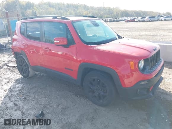 ✅ 2017 Jeep Renegade Latitude • VIN: ZACCJABB1HPE84443 • Лот: 43602778. Опубликован ранее на IAAI с пробегом 91 215 миль. Бесплатный доступ к архиву аукционных продаж из США и подробный отчёт об истории автомобиля на DreamBid. Изображение 1.