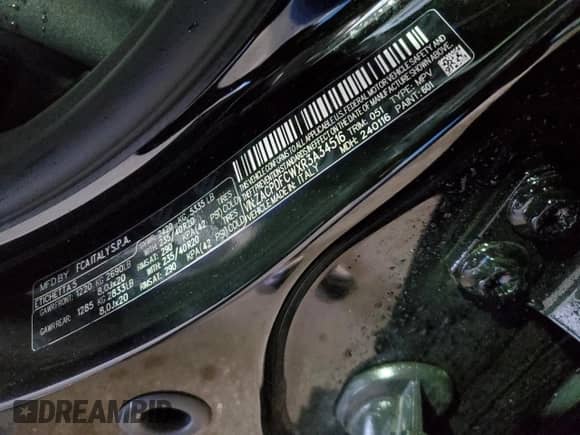 2024 Dodge Hornet R/T с VIN ZACPDFCWXR3A34516, выставлен на аукционе Copart как лот 86410434 с пробегом 4 705 миль миль и Списание • Salvage title. История ставок и продаж доступна на DreamBid. Изображение 13.