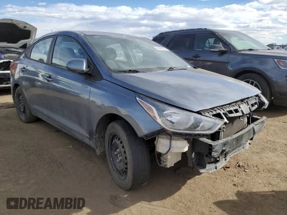 2019 Hyundai Accent SE z VIN 3KPC24A30KE058031, wystawiony jako Copart lot #43441624 z przebiegiem Nie podano mil oraz Szkoda całkowita • Salvage title. Historia ofert i sprzedaży dostępna na DreamBid. Obrazek 4.